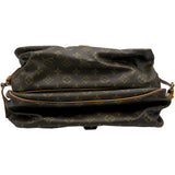 ルイ・ヴィトン LOUIS VUITTON ソミュール35 M42254 ブラウン モノグラムキャンバス レディース ショルダーバッグ
