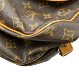 ルイ・ヴィトン LOUIS VUITTON ソミュール35 M42254 ブラウン モノグラムキャンバス レディース ショルダーバッグ