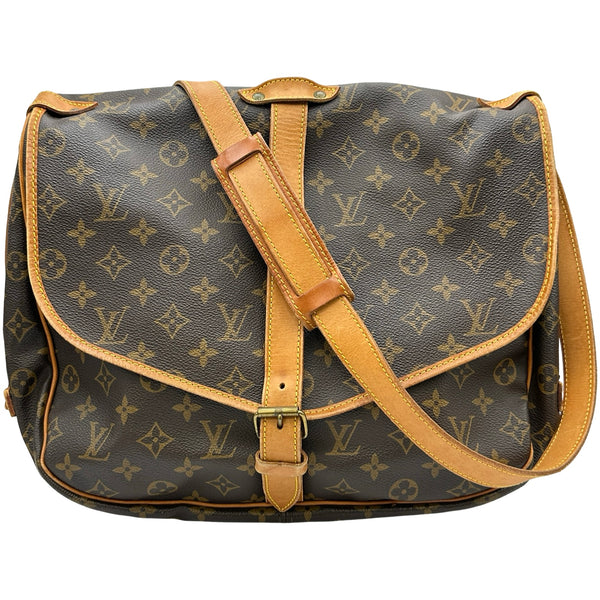ルイ・ヴィトン LOUIS VUITTON ソミュール35 M42254 ブラウン