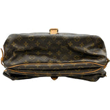ルイ・ヴィトン LOUIS VUITTON ソミュール35 M42254 ブラウン モノグラムキャンバス レディース ショルダーバッグ