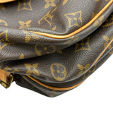 ルイ・ヴィトン LOUIS VUITTON ソミュール35 M42254 ブラウン モノグラムキャンバス レディース ショルダーバッグ