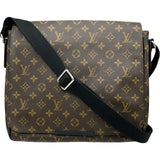 ルイ・ヴィトン LOUIS VUITTON ディストリクトPM M40934 ブラウン モノグラム・マカサー メンズ ショルダーバッグ