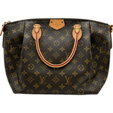 ルイ・ヴィトン LOUIS VUITTON テュレンMM M48814 ブラウン モノグラムキャンバス レディース ショルダーバッグ