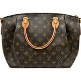 ルイ・ヴィトン LOUIS VUITTON テュレンMM M48814 ブラウン モノグラムキャンバス レディース ショルダーバッグ
