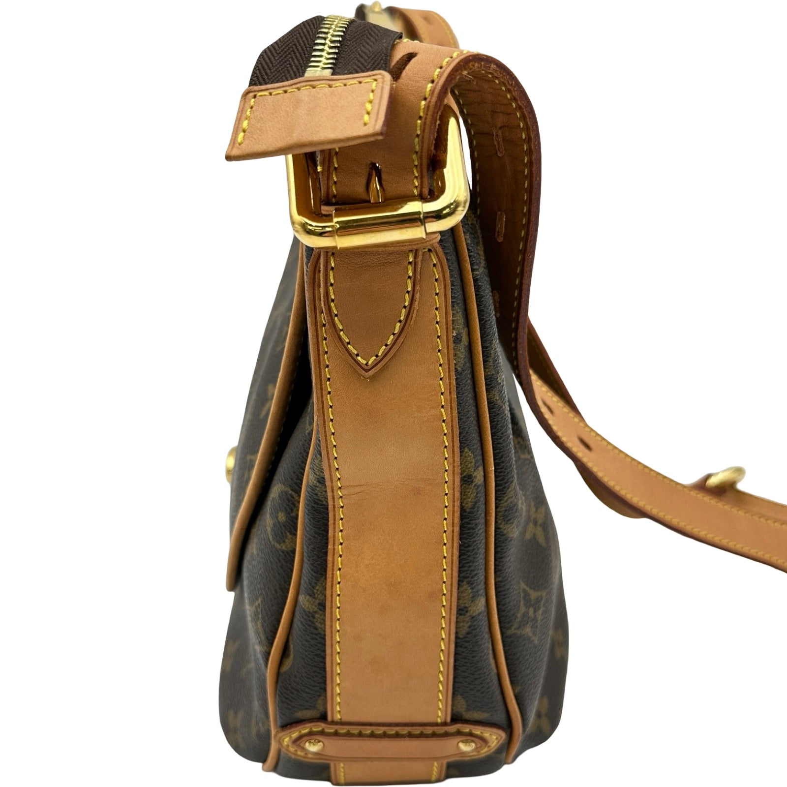 【美品】LOUIS VUITTON トゥラムGM ショルダーバッグ ルイ・ヴィトン LOUIS VUITTON トゥラムGM M40075 ブラウン モノグラム