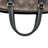 ルイ・ヴィトン LOUIS VUITTON フラワージップドトートPM M44351 ブラウン/ノワール モノグラムキャンバス レディース ショルダーバッグ