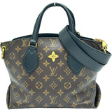 ルイ・ヴィトン LOUIS VUITTON フラワージップドトートPM M44351 ブラウン/ノワール モノグラムキャンバス レディース ショルダーバッグ