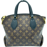 ルイ・ヴィトン LOUIS VUITTON フラワージップドトートPM M44351 ブラウン/ノワール モノグラムキャンバス レディース ショルダーバッグ