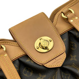 ルイ・ヴィトン LOUIS VUITTON ボエシMM M45714 ブラウン モノグラムキャンバス レディース トートバッグ