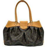 ルイ・ヴィトン LOUIS VUITTON ボエシMM M45714 ブラウン モノグラムキャンバス レディース トートバッグ