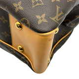 ルイ・ヴィトン LOUIS VUITTON ボエシMM M45714 ブラウン モノグラムキャンバス レディース トートバッグ