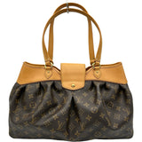 ルイ・ヴィトン LOUIS VUITTON ボエシMM M45714 ブラウン モノグラムキャンバス レディース トートバッグ