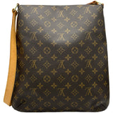 ルイ・ヴィトン LOUIS VUITTON ミュゼット M51256 ブラウン モノグラムキャンバス レディース ショルダーバッグ