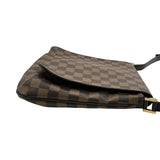 ルイ・ヴィトン LOUIS VUITTON ミュゼット・サルサ ロング N51300 ブラウン ダミエ・エベヌ レディース ショルダーバッグ