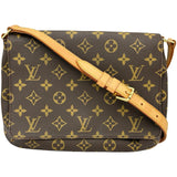 ルイ・ヴィトン LOUIS VUITTON ミュゼット・タンゴ ショット M51257 ブラウン モノグラムキャンバス レディース ショルダーバッグ