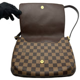 ルイ・ヴィトン LOUIS VUITTON ミュゼット・タンゴ ショート N51255 ブラウン ダミエ・エベヌ レディース ショルダーバッグ
