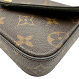 ルイ・ヴィトン LOUIS VUITTON ミュルティ・ポシェット・フェリシー M80091 ブラウン モノグラム・キャンバス レディース ショルダーバッグ