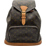 ルイ・ヴィトン LOUIS VUITTON モンスリGM M51135 ブラウン モノグラムキャンバス レディース リュック・デイパック