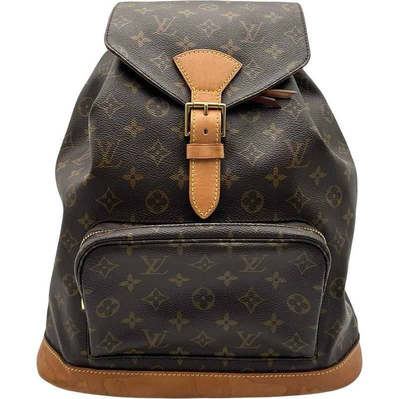 ルイ・ヴィトン LOUIS VUITTON モンスリGM M51135 ブラウン モノグラム