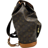 ルイ・ヴィトン LOUIS VUITTON モンスリGM M51135 ブラウン モノグラムキャンバス レディース リュック・デイパック