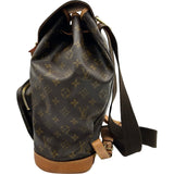 ルイ・ヴィトン LOUIS VUITTON モンスリGM M51135 ブラウン モノグラムキャンバス レディース リュック・デイパック