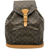 ルイ・ヴィトン LOUIS VUITTON モンスリGM M51135 ブラウン モノグラムキャンバス レディース リュック・デイパック