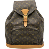 ルイ・ヴィトン LOUIS VUITTON モンスリGM M51135 ブラウン モノグラムキャンバス レディース リュック・デイパック