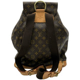 ルイ・ヴィトン LOUIS VUITTON モンスリGM M51135 ブラウン モノグラムキャンバス レディース リュック・デイパック