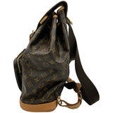 ルイ・ヴィトン LOUIS VUITTON モンスリGM M51135 ブラウン モノグラムキャンバス レディース リュック・デイパック
