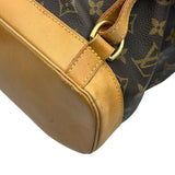 ルイ・ヴィトン LOUIS VUITTON モンスリGM M51135 ブラウン モノグラムキャンバス レディース リュック・デイパック