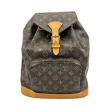 ルイ・ヴィトン LOUIS VUITTON モンスリGM M51135 ブラウン モノグラムキャンバス レディース リュック・デイパック