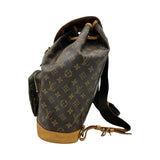 ルイ・ヴィトン LOUIS VUITTON モンスリGM M51135 ブラウン モノグラムキャンバス レディース リュック・デイパック