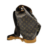 ルイ・ヴィトン LOUIS VUITTON モンスリGM M51135 ブラウン モノグラムキャンバス レディース リュック・デイパック