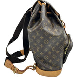 ルイ・ヴィトン LOUIS VUITTON モンスリGM M51135 ブラウン モノグラムキャンバス レディース リュック・デイパック