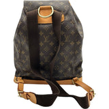 ルイ・ヴィトン LOUIS VUITTON モンスリGM M51135 ブラウン モノグラムキャンバス レディース リュック・デイパック