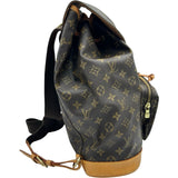 ルイ・ヴィトン LOUIS VUITTON モンスリGM M51135 ブラウン モノグラムキャンバス レディース リュック・デイパック