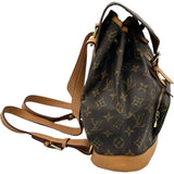 ルイ・ヴィトン LOUIS VUITTON モンスリMM M51136 ブラウン モノグラムキャンバス レディース リュック・デイパック