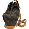 ルイ・ヴィトン LOUIS VUITTON モンスリMM M51136 ブラウン モノグラムキャンバス レディース リュック・デイパック