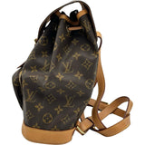 ルイ・ヴィトン LOUIS VUITTON モンスリMM M51136 ブラウン モノグラムキャンバス レディース リュック・デイパック