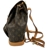 ルイ・ヴィトン LOUIS VUITTON モンスリMM M51136 ブラウン モノグラム・キャンバス レディース リュック・デイパック