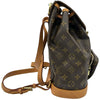 ルイ・ヴィトン LOUIS VUITTON モンスリMM M51136 ブラウン モノグラム・キャンバス レディース リュック・デイパック