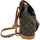 ルイ・ヴィトン LOUIS VUITTON モンスリMM M51136 ブラウン モノグラム・キャンバス レディース リュック・デイパック