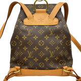 ルイ・ヴィトン LOUIS VUITTON モンスリMM M51136 ブラウン モノグラム・キャンバス レディース リュック・デイパック