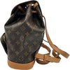 ルイ・ヴィトン LOUIS VUITTON モンスリMM M51136 ブラウン モノグラムキャンバス レディース リュック・デイパック
