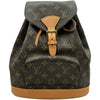 ルイ・ヴィトン LOUIS VUITTON モンスリMM M51136 ブラウン モノグラムキャンバス レディース リュック・デイパック
