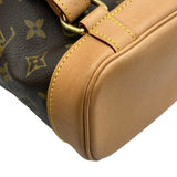 ルイ・ヴィトン LOUIS VUITTON モンスリMM M51136 ブラウン モノグラムキャンバス レディース リュック・デイパック