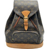 ルイ・ヴィトン LOUIS VUITTON モンスリMM M51136 ブラウン モノグラムキャンバス レディース リュック・デイパック