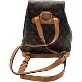ルイ・ヴィトン LOUIS VUITTON モンスリMM M51136 ブラウン モノグラムキャンバス レディース リュック・デイパック