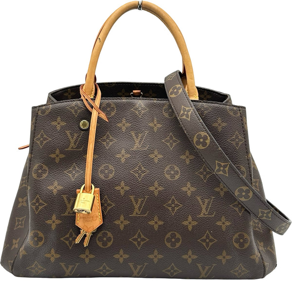 ルイ・ヴィトン LOUIS VUITTON モンテーニュMM M41056 ブラウン