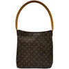 ルイ・ヴィトン LOUIS VUITTON ルーピングGM M51145 ブラウン モノグラムキャンバス レディース ショルダーバッグ